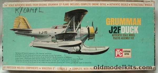 ITC 1/50 Grumman J2F Duck, 37606-98 plastic model kit